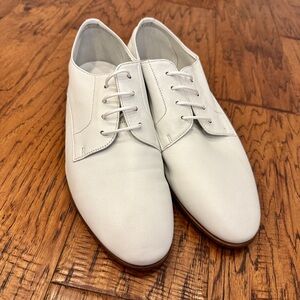 IRO Paris Harley White Leather Dress Sneakers/ Oxford